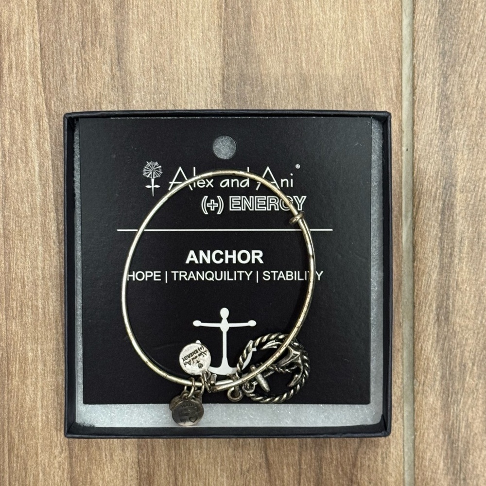 Alex and Ani Silver Charm Bracelet